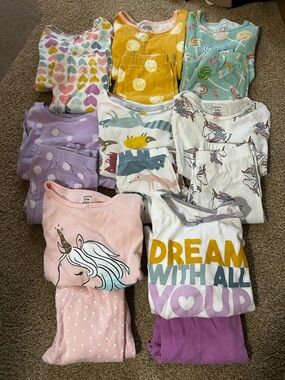 Carters Pajama Lot Size 7